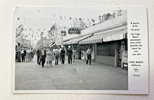 Long Beach, California Pike Amusement Zone Vintage RPPC sailors, Pike, variety