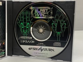BLAST WIND Sega Saturn Technosoft Japan Import Free shipping FedEx DHL T-1810G