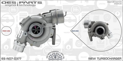 Lader Aufladung Produktlinie OES-PARTS OES PARTS ES-N07-0377 NEW für MERCEDES 3
