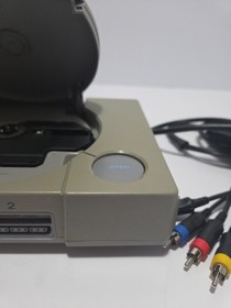 Sony PlayStation 1 PS1 SCPH-7500 Console AC AV Yellowed Working No Controller