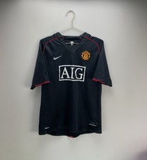 Manchester United Football Shirt 2007-2008 Nike Cristiano Ronaldo Third Kit - L