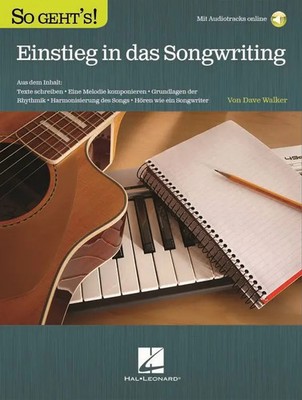 So geht's! Einstieg in das Songwriting | Dave Walker | Buch + Online-Audio
