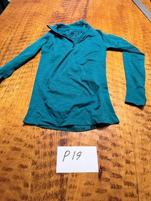 MY PROTEIN WOMENS  FORM PULLOVER COMPRESSION HOODIE  BLUE  SIZE M P19