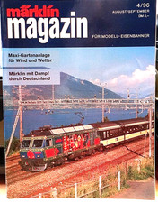 Märklin Magazin 4/1996 – BR 18.1, S 3/6, Re 446, Schattenbahnhof, C‑Gleis – i49