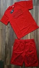 Men Nike T-shirt and Short Set, Sweat Shorts Printed 2 Peice Set Large(34-36)