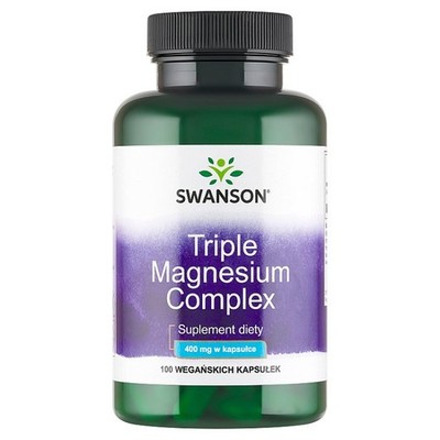 Capsule Swanson Triple Magnesium Complex, 100 pezzi.