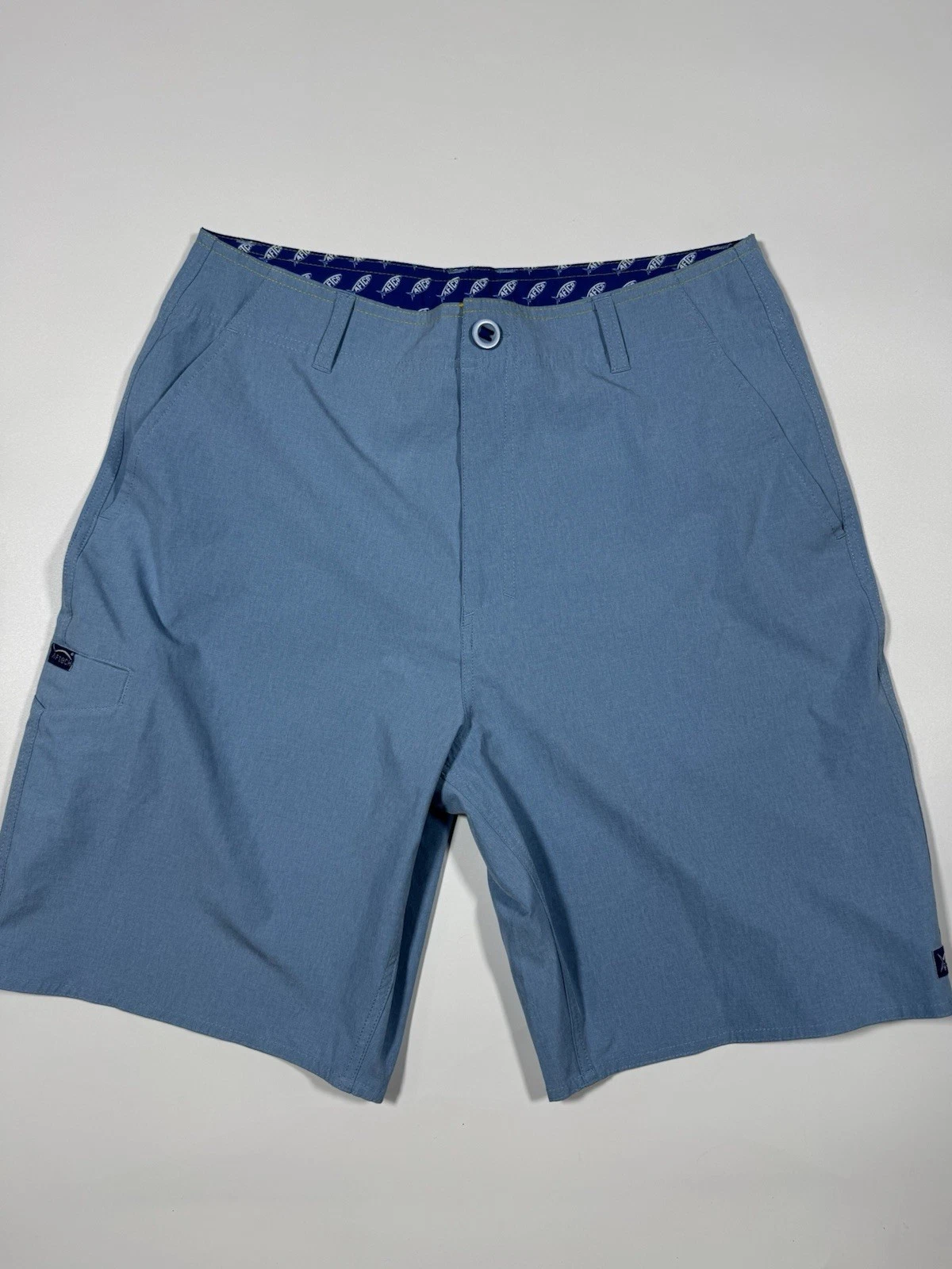 AFTCO Fishing Shorts Mens 30 Blue Performance Hybrid Angler Shorts
Opens in a new window or tab