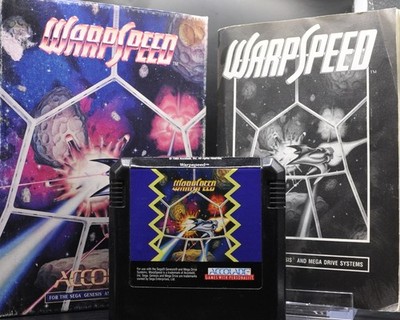WarpSpeed (Sega Genesis) [CIB] - Worn Box, Excellent Cartridge