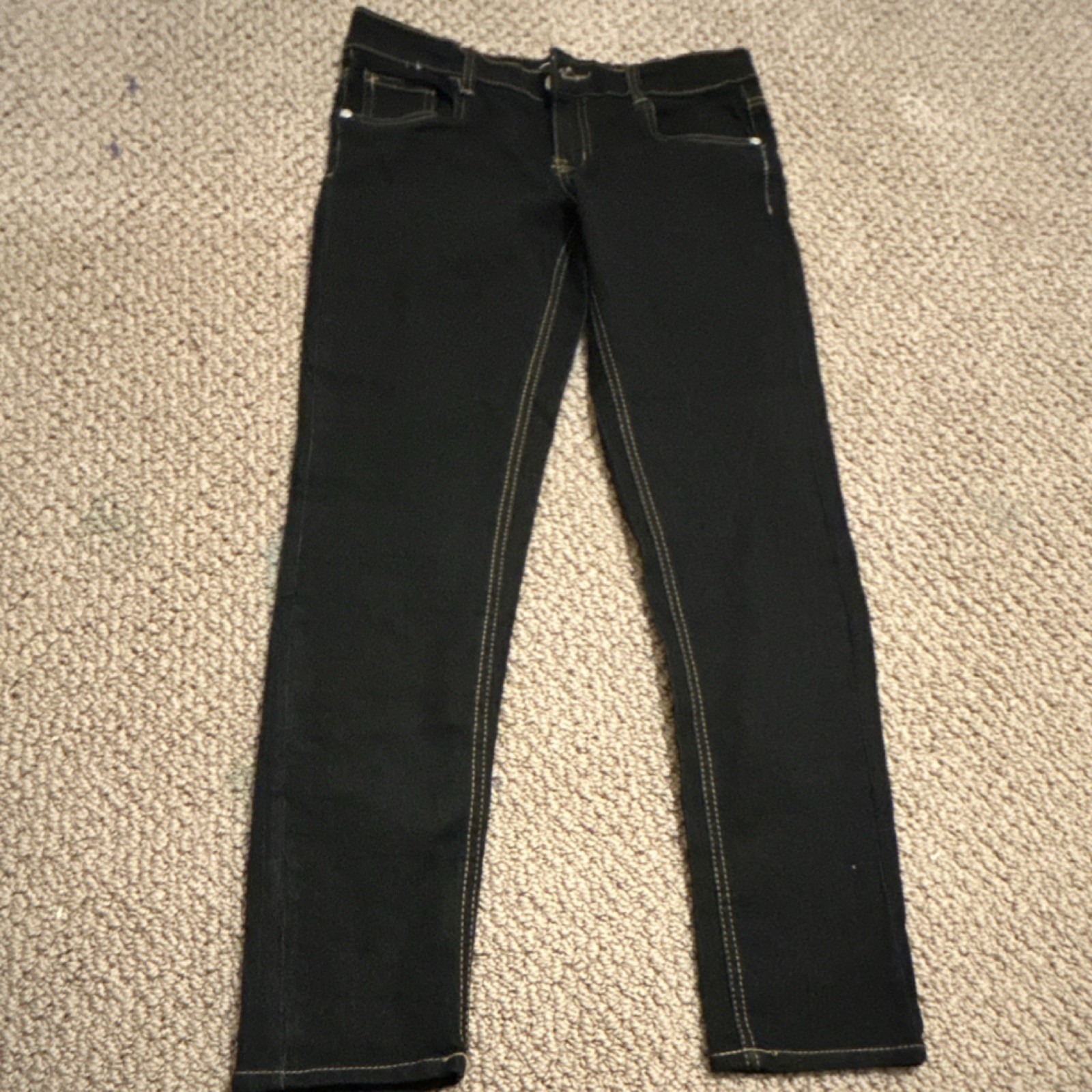 Black Size 10 Slim Stretch Denim