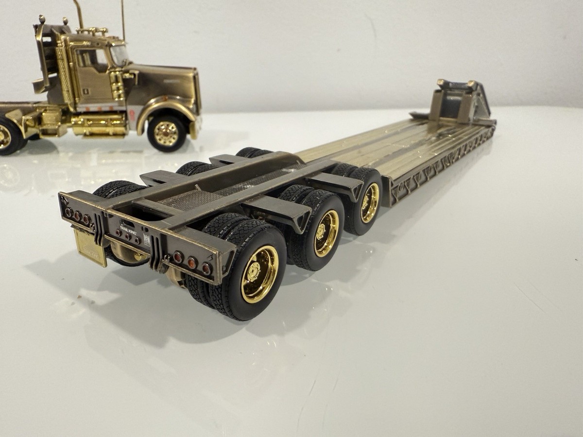 破損あり★NORSCOT 1:50 SCALE KENWORTH W900 1:50 Norscot Kenworth W900L Tractor and Trail King Lowboy