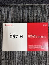 Canon Genuine 057H Black Toner High Capacity Brand New - Free Priority Mail 