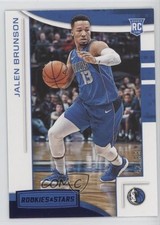 2018-19 Panini Chronicles Rookies and Stars Blue 42/99 Jalen Brunson #620 02v3