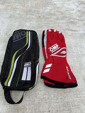 OMP One Evo Fx Racing Gloves FIA 8856-2018 Red Size XL (INC VAT)