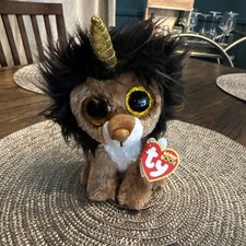 TY Beanie Boos Ramsey Lion Inicorn Plush 6” Unilion Stuffed Animal w/ Tags