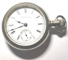 1887 Illinois 18 Size 11 Jewel Open Face Pocket Watch