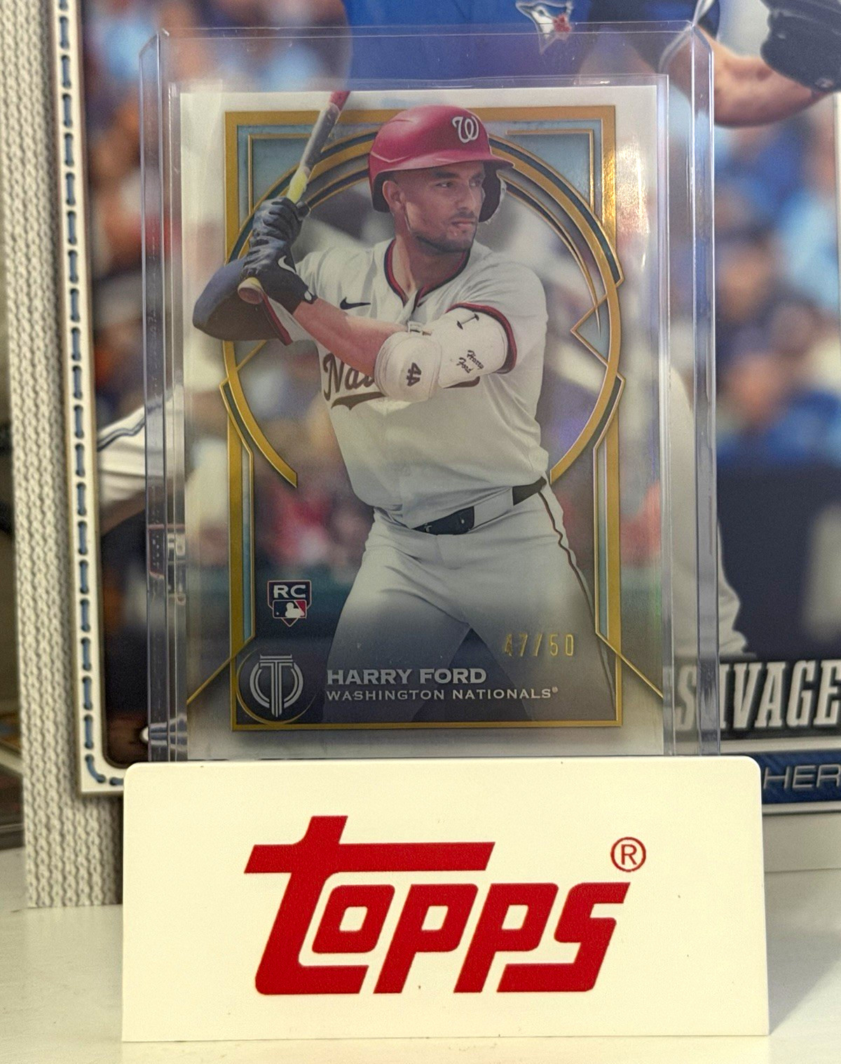 2026 Topps Tribute Harry Ford #43 Nationals Gold /50 RC