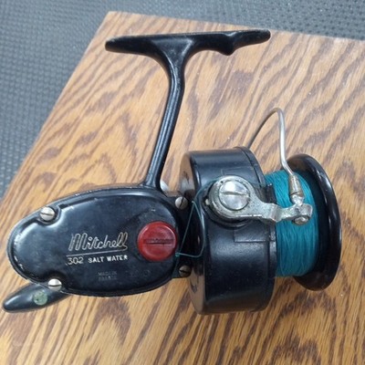 antique mitchell garcia fishing reels Vintage 300 Midsize Spinning Reel - Made in France Mitchell Fishing Reels Vintage Vintage