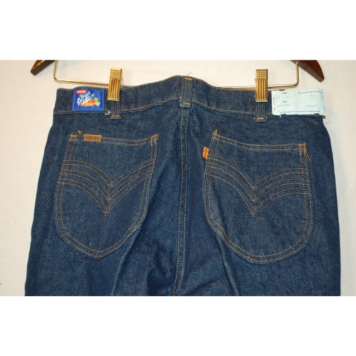 NWT Vintage Levi’s Fresh Produce Orange Tab Denim Jeans 31 X 35 Deadstock - Picture 3 of 11
