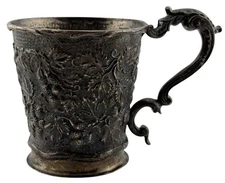 Conrad Bard & Son Sterling Silver Repoussé Cup