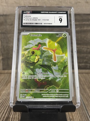 Caterpie graded CGC 9 for sale on eBay