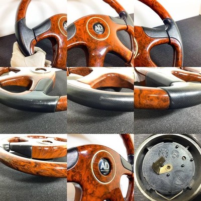 ATC Altezza Disegno ART LINE Wood Leather Steering Wheel 360mm JDM