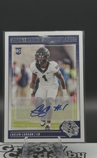 Caelen Carson 2024 Score Rookie Signatures RC Auto #368 Dallas Cowboys