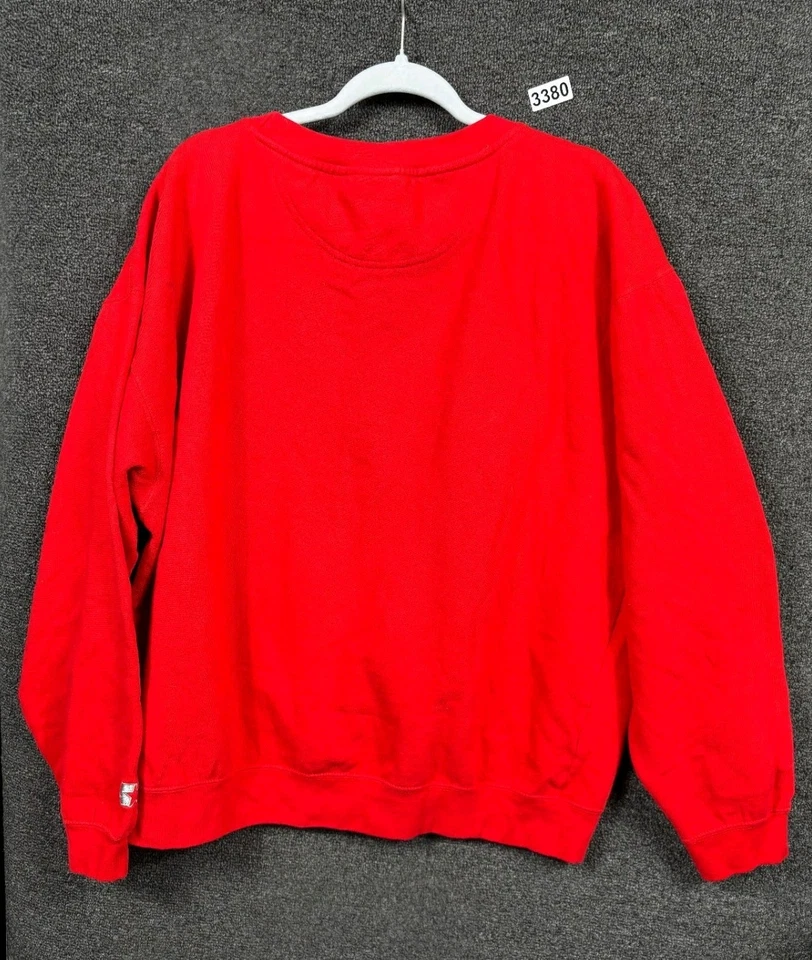 Sudadera De Colección Ohio State Buckeyes Starter Cuello Redondo Talla 2XL Roja Mangas Largas Foto 2 de 4