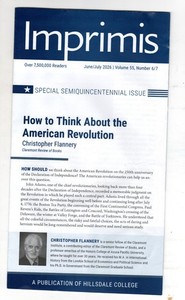 Imprimis Magazine June/July 2026; VOL. 55, NO. 6/7