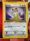 Meowth 56/64 1st Edition Common - Vintage Wotc Pokemon Jungle - NM