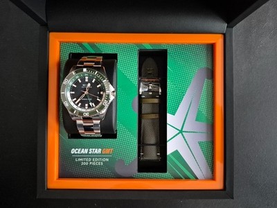 Mido Ocean Star GMT 44 mm Automatik Altherr Limited Edition No. 168/200 Full Set