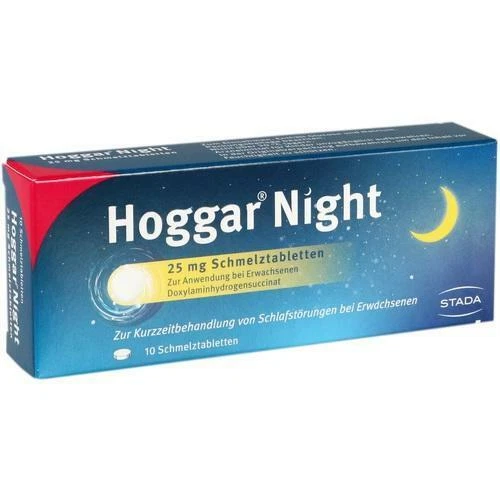 STADA CONSUMER HEALTH DEUTSCHLAND GMBH HOGGAR Night 25 mg Schmelztabletten 10 St PZN 14144151