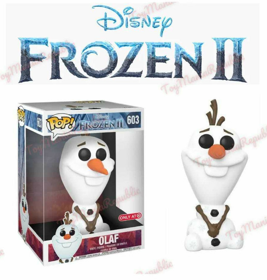 廃盤　限定品　Funko Pop! アナと雪の女王2　オラフ　10インチ603 Funko Pop! Disney Elsa Frozen 2 Target Exclusive Super Size 10