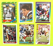 1986 Topps Jim Lachey RC San Diego Chargers Washington Redskins Lot Ohio State