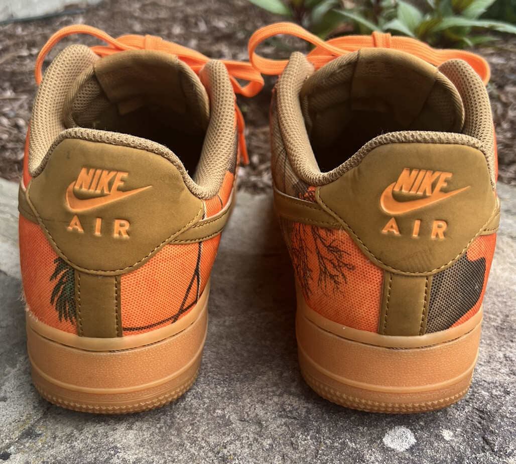 Nike Air Force 1 '07 LV8 3 Realtree Camo Orange Wheat Gum