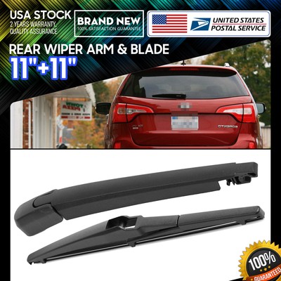 Super clean 11''+11'' Durable Windshield Rear Arm & Wiper Blade Perfect fit