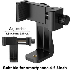 Cell Phone Tripod Adapter Holder Universal Mount Adjustable for IPhone Samsung