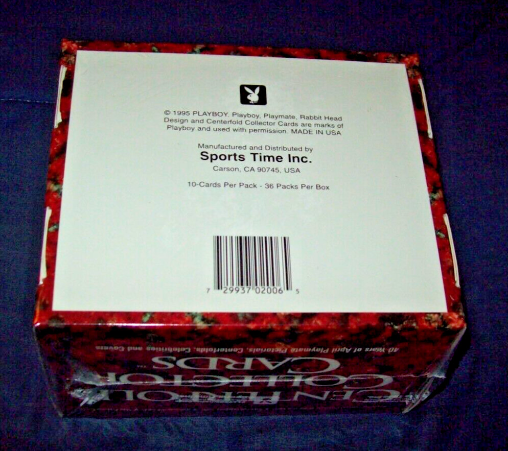 Sealed 1995 Sports Time Playboy Centerfold Collection April