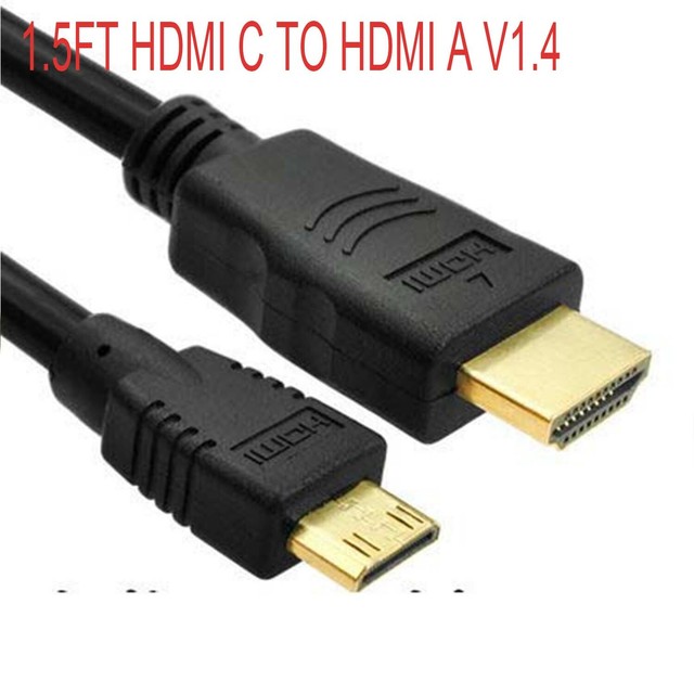 HDMI male to Mini HDMI A/V Audio Video HD Cable for Nikon DSLR D3100