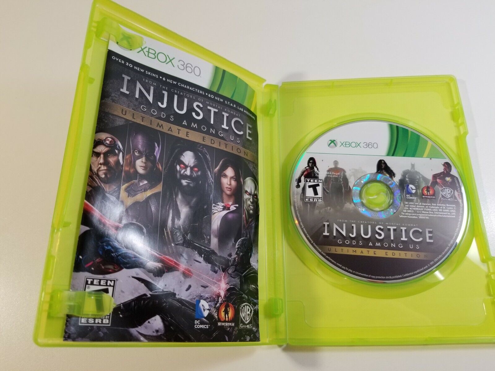 Injustice: Gods Among Us - Ultimate Edition - Xbox 360 Game - Tested And  Works 883929322916