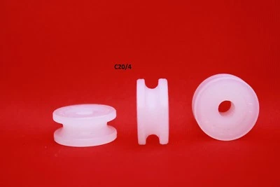 UNBRANDED//GENERIC 20mm Round Groove – nylon pulley wheel, roller for 4mm rope, C20-4