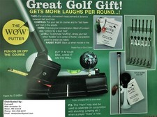 Golf Gift Putter, Novelty Putter, Golf Putter, Golf Gadget, WOW Putter, Golfgift