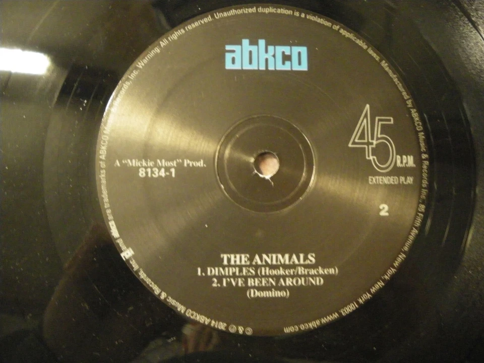 10" EP The Animals 2014 ABKCO RSD Mono Limited Edition shrink Foto 4 de 4
