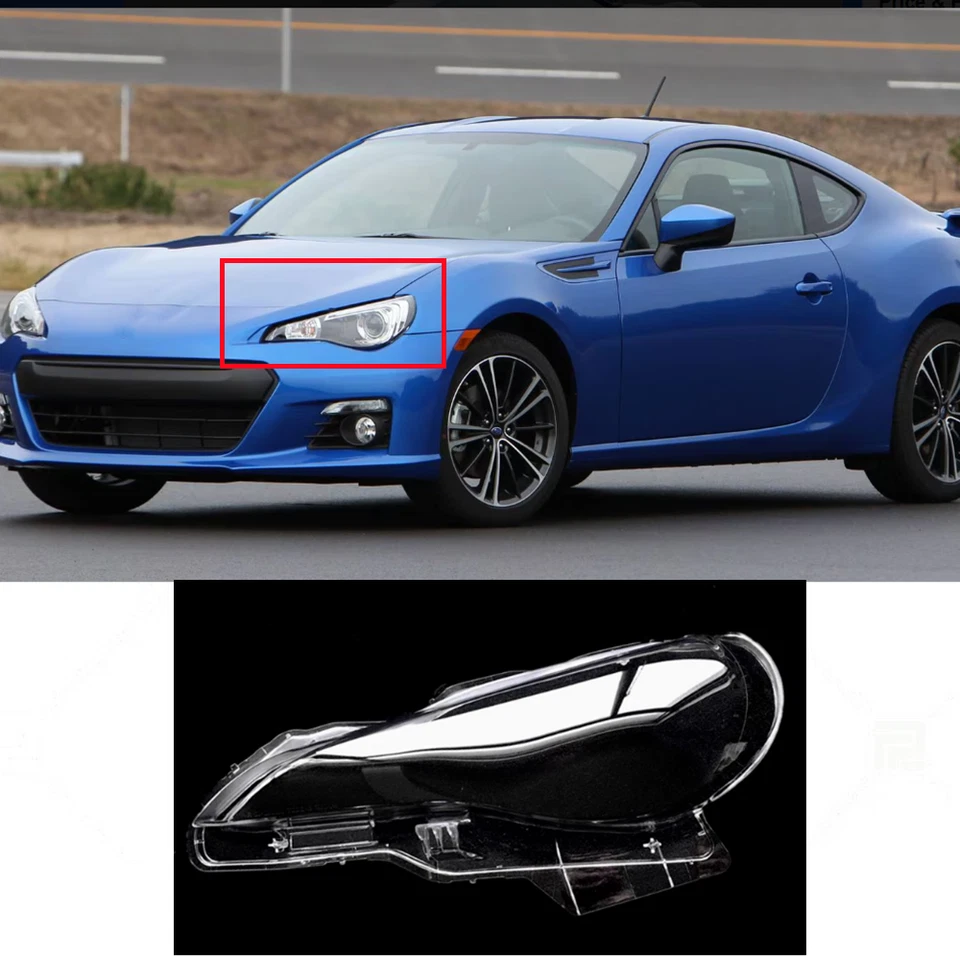 Left Headlight Clear Lens + Sealant For Toyota 86 2017-2020 Subaru BRZ 2013-2020 — 第 2/4 张图片