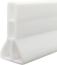 3" High Shower Water Splash Guard 59"Collapsible Shower Threshold Water Dam 3 In