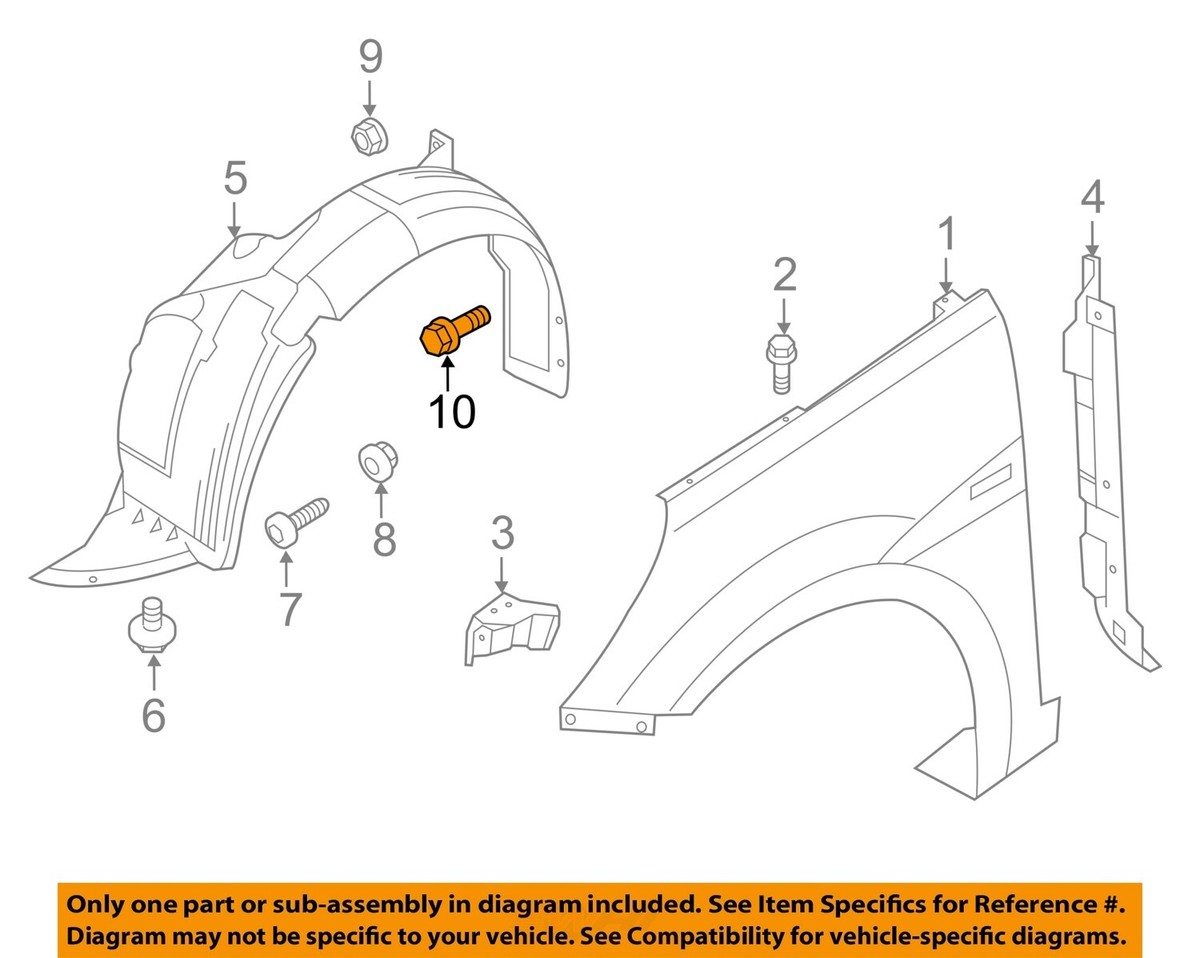 HYUNDAI OEM 15-17 Accent Fender Fender Components-Fender Liner