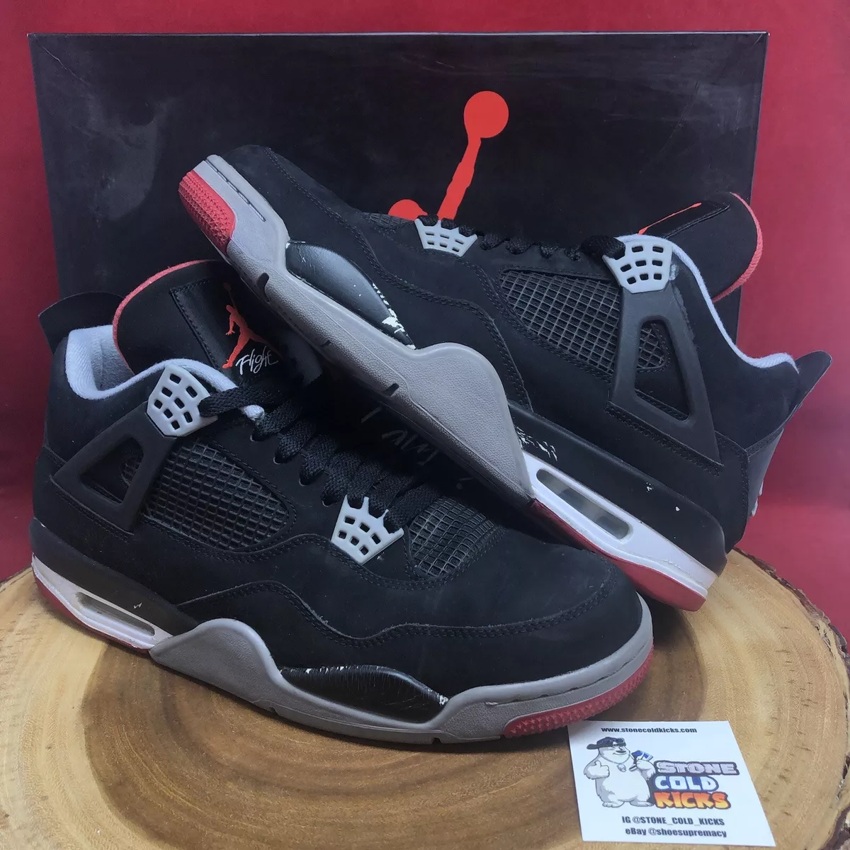 Air jordan 4 bred size 11 sale