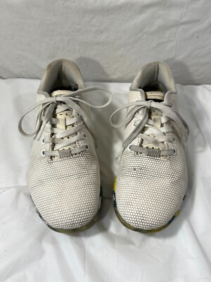 No Bull Spring Fling Trainers Women s SuperFabric White Sneakers SIZE 7.5