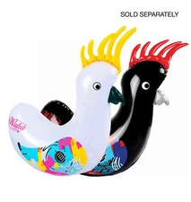 Wahu Cocky Racer Inflatable Cockatoo Pool Float Water Pony Style