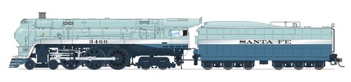 Broadway Limited 7394 HO ATSF 1950 Clase 4-6-4 Hudson Steam Loco #3460 DCC Listo | Zustand: New