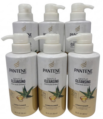 6X Pantene Pro V Gentle Cleansing With Aloe Extract Conditioner  10.1 oz